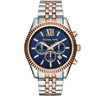 Michael Kors MK8412 Men’s Quartz Two-tone Stainless Steel Blue Dial 45mm Watch
