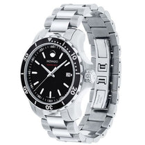 Movado 2600135 Men’s Quartz Swiss Made Stainless Steel Black Dial 40mm Watch