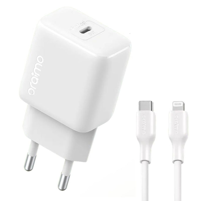 Oraimo OCW-5202ECC / LC PowerCube 202 20W Fast Charger With Cable