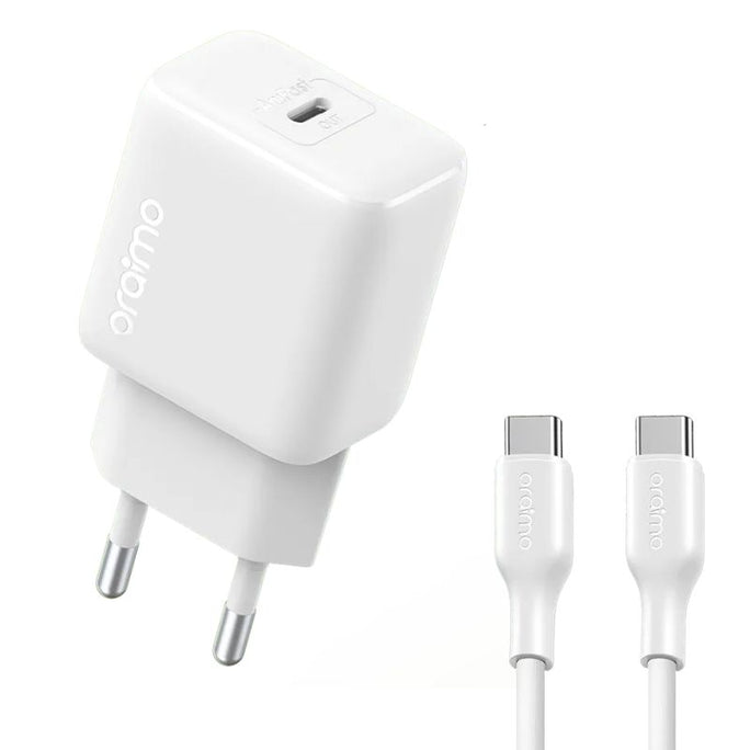 Oraimo OCW-5202ECC / LC PowerCube 202 20W Fast Charger With Cable