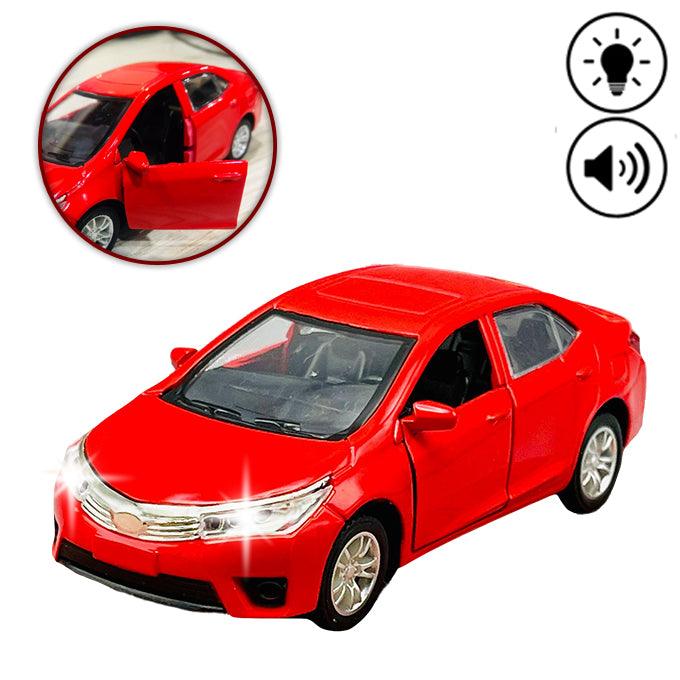 Toyota Corolla Grande 5 Inch Die-Cast Model Car with Light, Sound & Pull Back Action