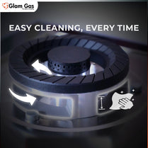 Glam Gas GG-10 Brass Built In Hob With Official Warranty