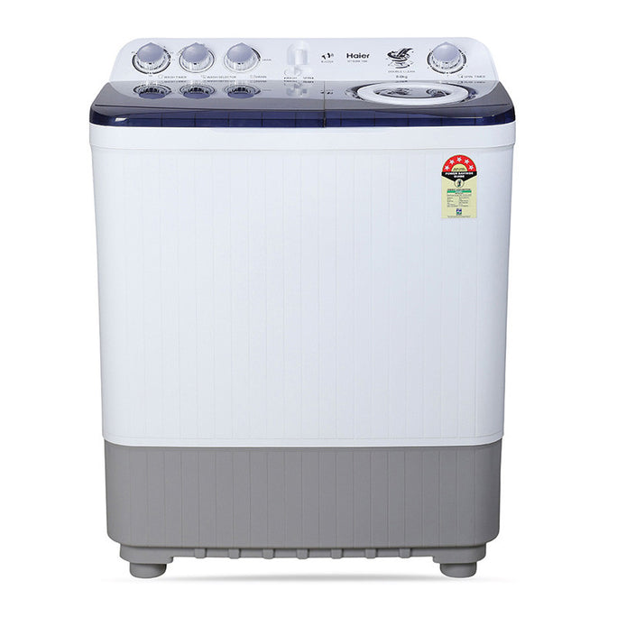 Haier HTW 80-186 8Kg Top Load Semi-Auto Twin Tub Washing Machine With Official Warranty