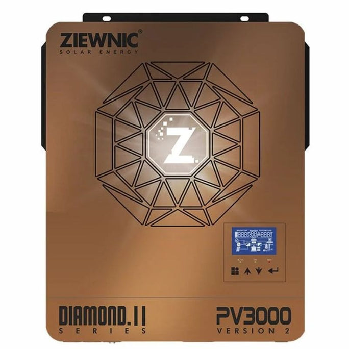 Ziewnic Diamond Solar Hybrid Inverter 6G 2.2KVA (PV3000) 100% Pure Sine Wave Solar Inverter 5 Years Brand With Official Warranty