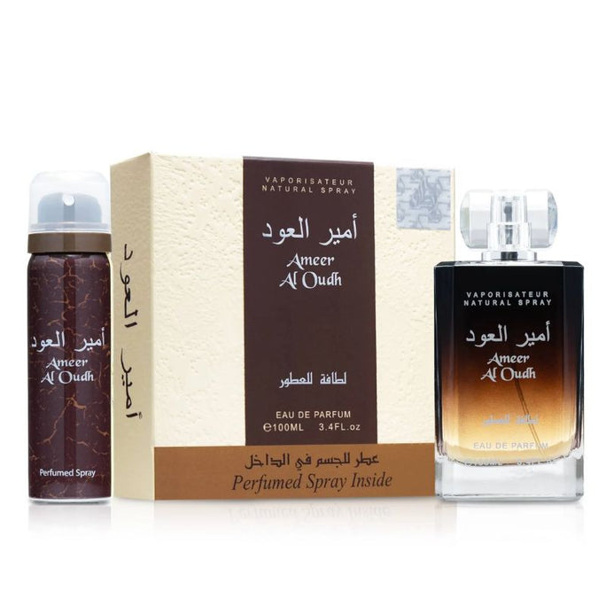 Lattafa EDP Ameer Al Oudh 100 ml + 50 ml Deo Perfume For Men