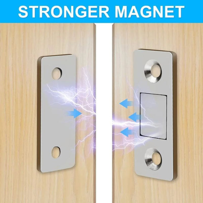 Ultra Thin Cabinet Magnets Stainless Steel For Kitchen Closet Drawer (Pack Of 10)