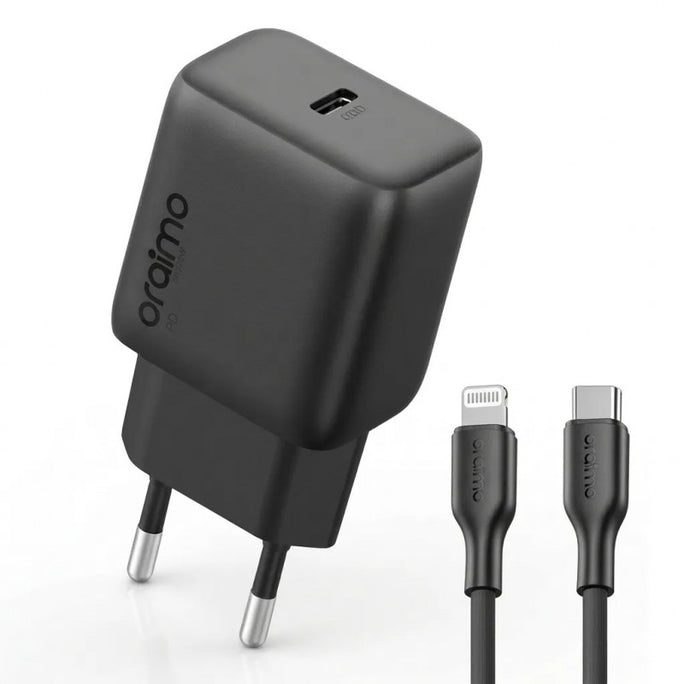 Oraimo OCW-5202ECC / LC PowerCube 202 20W Fast Charger With Cable