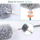 Microfiber Duster For Cleaning With Telescoping Extension Pole ( Max 100' Inch )