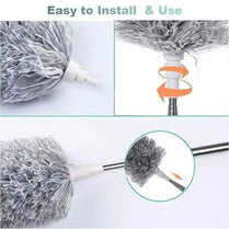 Microfiber Duster For Cleaning With Telescoping Extension Pole ( Max 100' Inch )