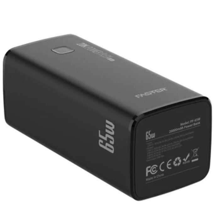 Faster PD-65W Power Bank 20000mAh