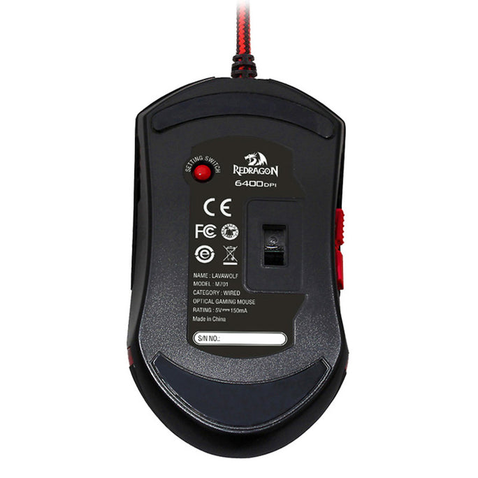 Redragon M701-A Lavawolf Wired Gaming Mouse