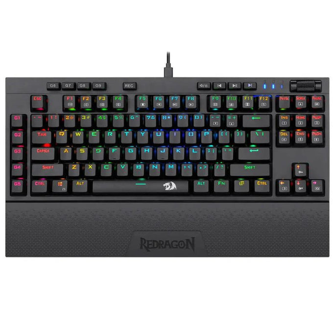 Redragon K588 Broadsword TKL RGB Keyboard With Red Switches