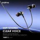 Oraimo OEP-E40 Trumpet 3 HIFI Audio In Ear Earphone