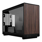 LIAN LI DAN Cases A3 mATX PC Case With Wooden Front & Tempered Glass Side Panel