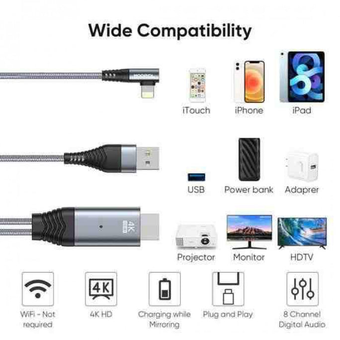 Joyroom SY-35L1 Lightning to HDMI 4K Adapter Cable