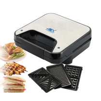 Anex AG-2047 Deluxe 3 In 1 Sandwich Maker With Official Warranty
