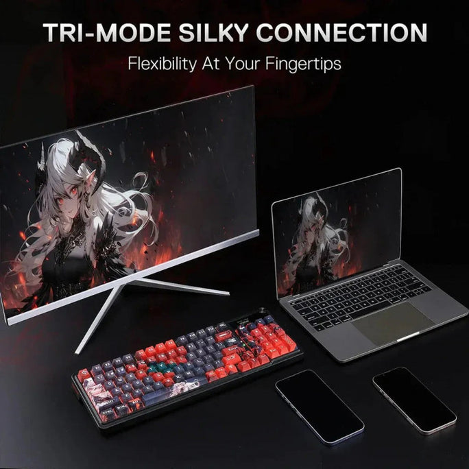 Redragon K719 Artemis Pro RGB PRO Wireless Gasket Hype Screen Anime Keyboard