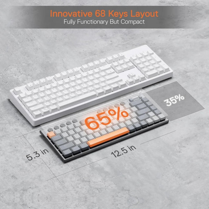 Redragon K609 Horus Pro 65% Wireless RGB Mechanical Keyboard