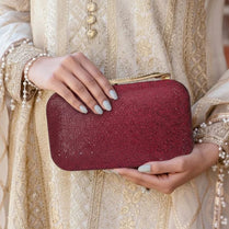 Milli Legacy Midnight Sparkle Crystal Fancy Clutch For Women