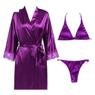 Bihaam Silk Wear 1 Piece Sexy Nighty Sleepwear Silk Satin Night Dress Lingerie Set