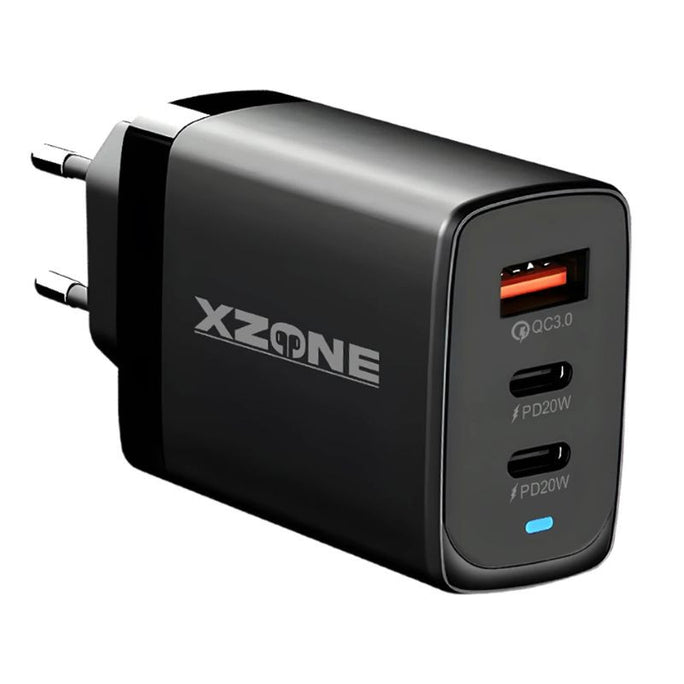 Xzone X-TCF100 45W 2PD + QC Triple Port Fast Charger