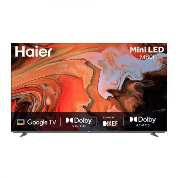 Haier H65M80FUX-Mini 65 Inch 4K Ultra HD Google Smart TV With Official Warranty