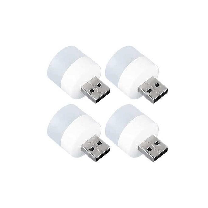 Portable Mini USB LED Light (Pack Of 4)