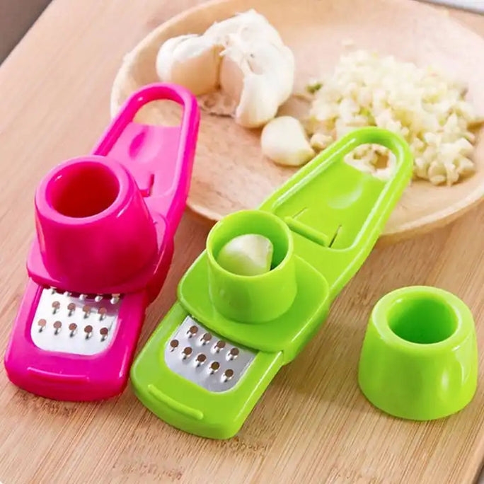 Multifunction Mini Garlic Press Grinding Grater