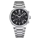 Benyar 5214 Alpha Date Chronograph Edition Stainless Steel Strap Men Watch