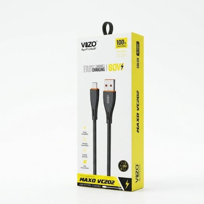Vizo VC202 Type-C 80W Super Fast Charging Cable