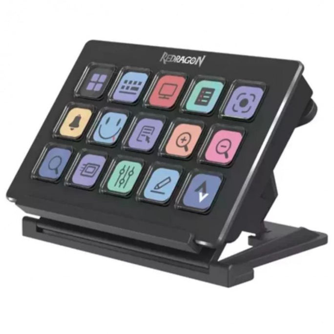 Redragon SS-550 StreamCraft 15-Key Customizable Stream Station