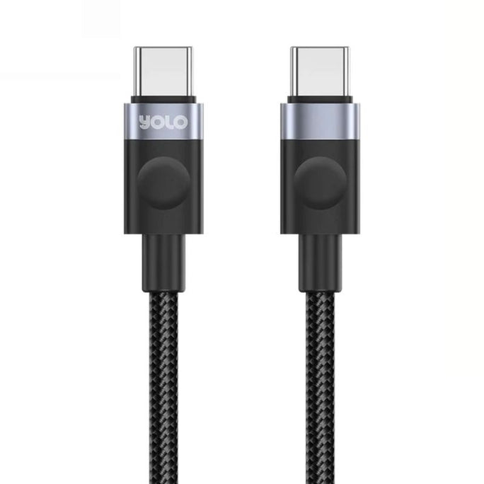 Yolo Y-079 Flow Type-C to Type C Fast Charging Cable 60W With Official Warranty
