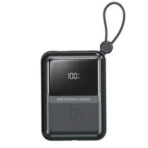 XZone X-QP190 Mini 22.5W 10000mAh Power Bank with Built-in Type-C Cable