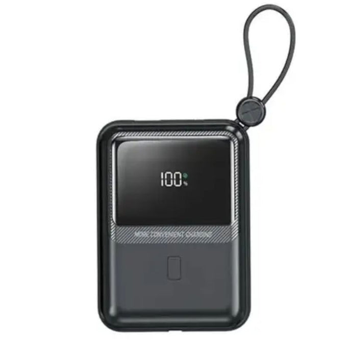XZone X-QP190 Mini 22.5W 10000mAh Power Bank with Built-in Type-C Cable