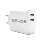 XZone X-TCN4 15W Dual USB Wall Charger