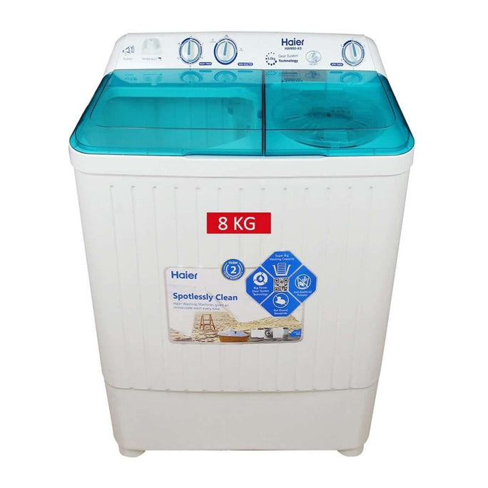 Haier HWM 80-AS 8Kg Top Load Twin Tub Semi Automatic Washing Machine With Official Warranty.