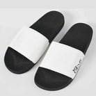 Black Camel Cobra Texture Slide Slipper For Men