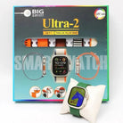 Ultra-2 12+1 Smart Watch with Earbuds and 10 Interchangeable Straps
