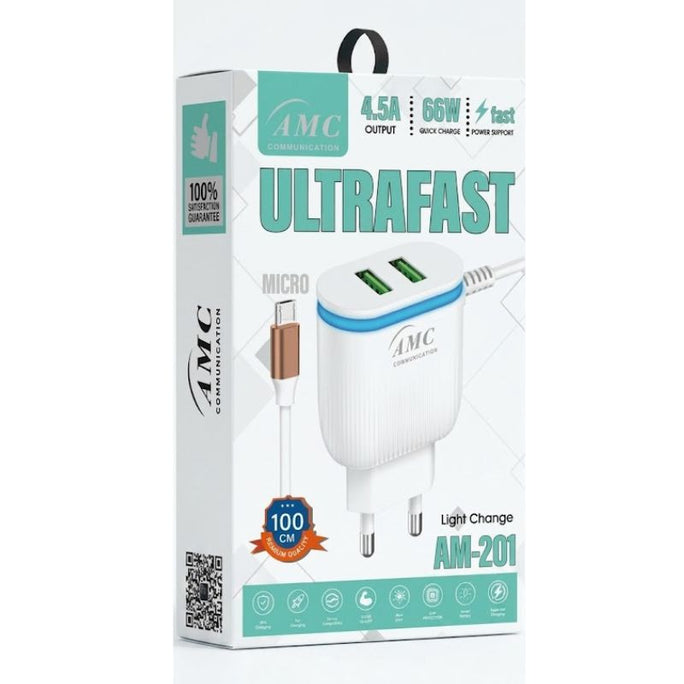 AMC AM-201 4.5A Micro Ultra Fast Charger