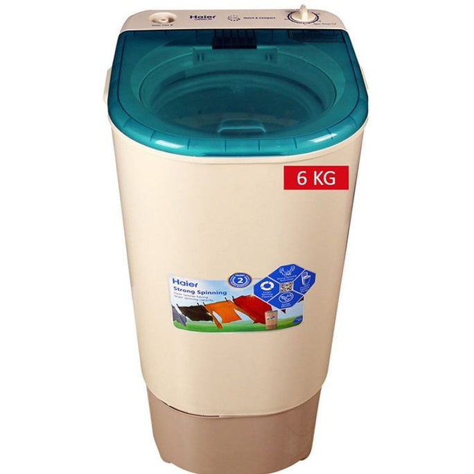 Haier HD 60-50 6KG Semi Automatic Spinner Dryer Washing Machine With Official Warranty