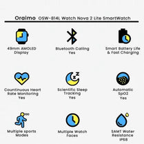 Oraimo OSW-814L Nova 2 Lite Smart Watch