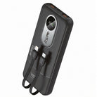 Vizo VPB-T10 Titan 10 10000mAh 22.5W Fast Charging Power Bank With Built-In Cables