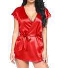 Bihaam Silk Wear Satin Nighty For Women Bridal Nightwear