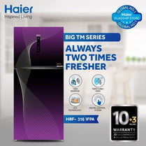 Haier HRF-316 IFGA / IFPA / IFRA Digital Inverter Double Door Refrigerator 11 Cubic Feet With Official Warranty