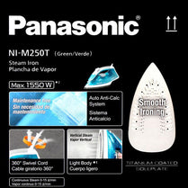 Panasonic NI-M250TPTV Steam-Iron With Official Warranty.