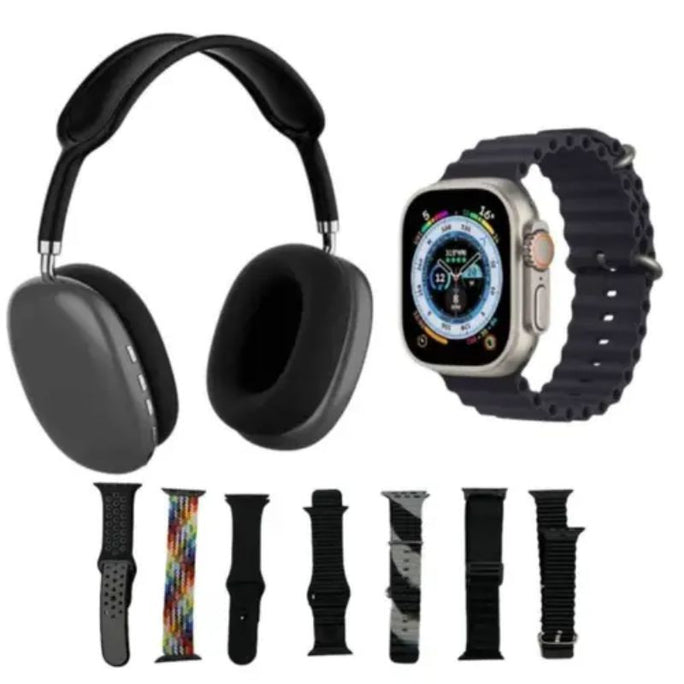 P9 Ultra 2 Smart Watch & Headphone Combo