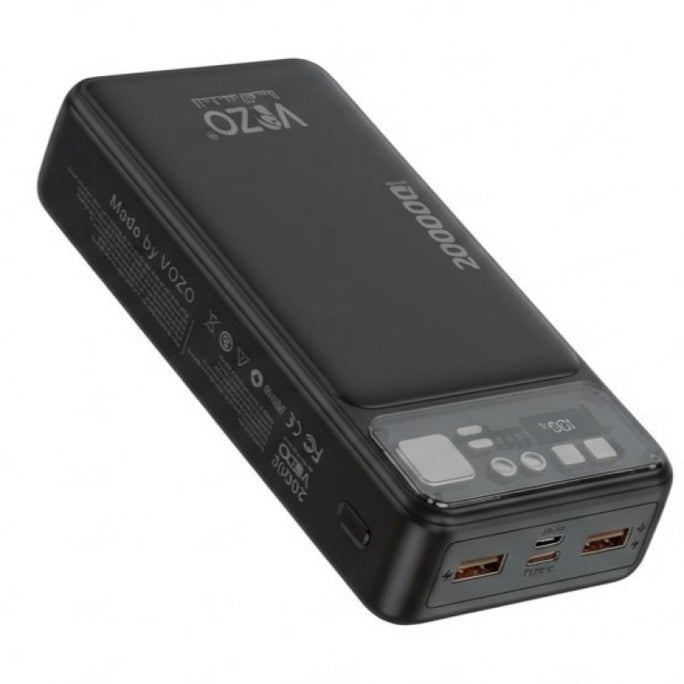 Vizo VPB-P20 PowerX 20 20000mAh 22.5W Super Fast Charging Power Bank With Built-In Cables