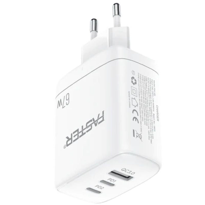 Faster PD-67W Triple Port Fast Charger