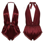 Bihaam Silk Wear Satin Honeymoon Night Dress for Women