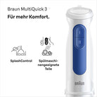 Braun MQ30202M MultiQuick 3 Hand Blender With Official Warranty